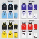 Custom Logo Reversible Basketball Jersey - Image 3