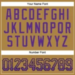 Custom Old Gold Purple-Black Authentic Drift Fashion Baseball Jersey - Image 4