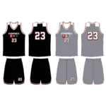 Custom Design Black Grey Reversible Basketball Uniform url| GET CTOM BASKETBALL UNIFOS FOR YOUR TEAM - Image 2