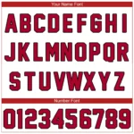 Custom White Red Baseball Jersey - Image 4