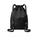 Basketball Drawstring Backpack with Wet Proof Pocket - Image 9