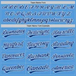 Custom Powder Blue Royal-White Performance Vapor Golf Polo Shirt - Image 4