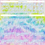 Custom Tie Dye Pink-Light Blue 3D Rainbow Authentic Baseball Jersey - Image 3