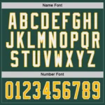 Custom Green Gold-White So Cool Hockey Jersey - Image 4