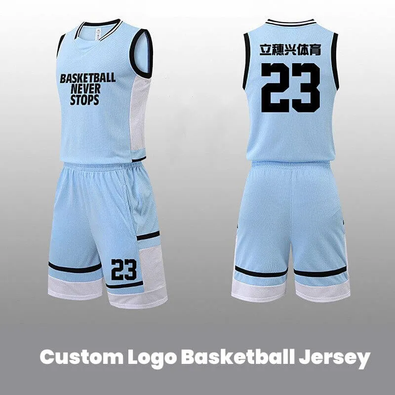 578457f36258c70542df40f0f84dc27285b0d9a6e17efe007ee232e76141c97f.webp Customized Sky Blue Youth Basketball Jerseys and Uniforms - Image 1