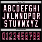 Custom Black Maroon-White Hockey Jersey - Image 3