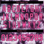 Custom Tie Dye Pink-Black 3D Authentic Baseball Jersey - Image 4
