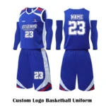 Royal Blue Custom Basketball Jerseys Any Name Number Team Logo