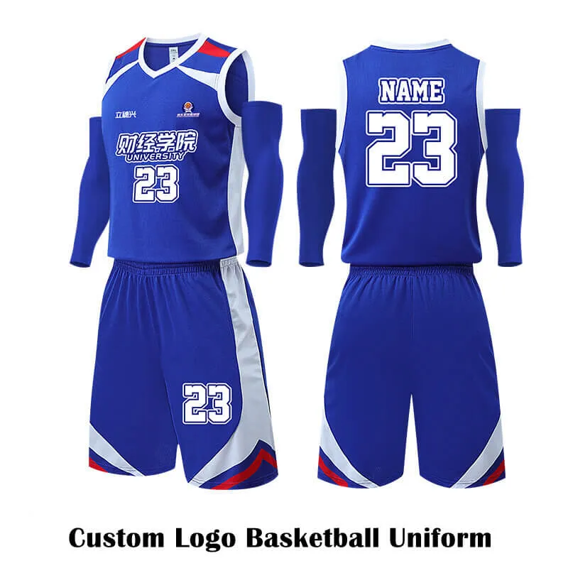 88d8efd93e88d27d76023d490d39df3771198c11d7abe0658f860677ccfda7d5.webp Royal Blue Custom Basketball Jerseys Any Name Number Team Logo - Image 1