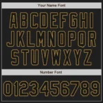 Custom White-Black Old Gold Authentic Split Fashion Baseball Jersey - Image 4