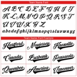 Customized Baseball Jerseys - Baseball Fan Gifts - Pinstripe Light Blue Red - Baseball Fathers Day Gifts - Image 3