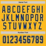 Custom Gold Royal-White So Cool Hockey Jersey - Image 3