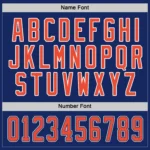 Custom Royal Orange-White So Cool Hockey Jersey - Image 4