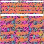 Custom Graffiti Pattern Gold-Pink 3D Colorful Leopard Authentic Baseball Jersey - Image 3