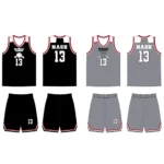 Custom Design Black Grey Reversible Basketball Uniform url| GET CTOM BASKETBALL UNIFOS FOR YOUR TEAM
