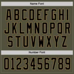 Custom Olive Black-Old Gold Salute To Service So Cool Hockey Jersey - Image 4