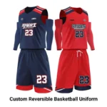Custom Logo Reversible Basketball Jerseys & Uniforms for Youth & Adult