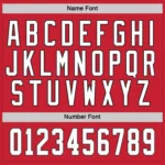 Custom Red White-Gray So Cool Hockey Jersey - Image 3