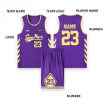 Custom Basketball Jersey Shorts with Team Name Number Logo - Image 2
