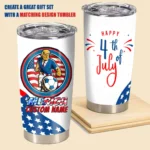 4th Of July Soccer Shirt - Merica - 4th Of July Party Gifts For Soccer Lover - Custom Name - Image 6
