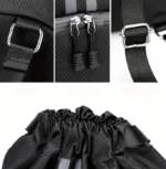 Basketball Drawstring Backpack with Wet Proof Pocket - Image 10