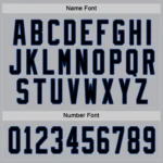 Custom Gray Black-Royal Hockey Jersey - Image 4